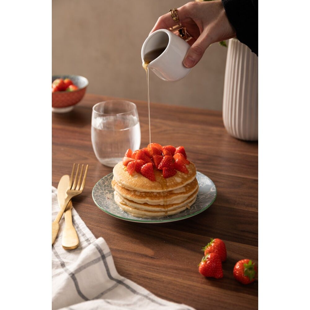 Mikasa Grey Floral Stoneware Side Plate 18cm Dishwasher Microwave Safe Mikasa — image 4