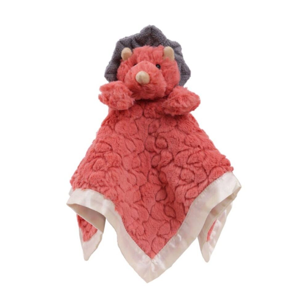 Mary Meyer Nursery Dino Soft Plush Character Cuddle Toy & Satin Blanket 33cm