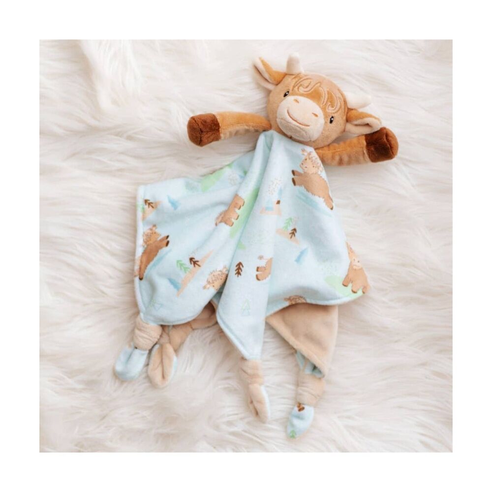 Mary Meyer Hetty Highland Cow Soft Plush Character Cuddle Toy/Satin Blanket 31cm — image 5