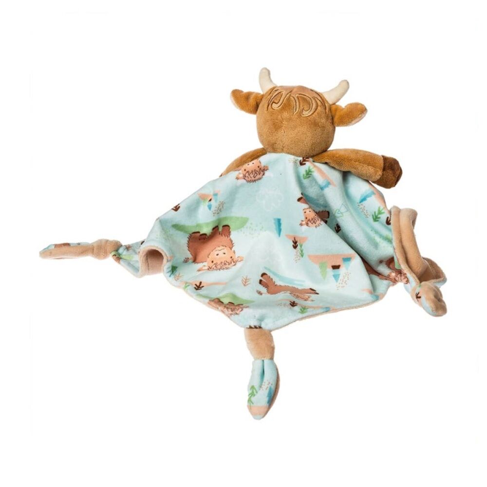Mary Meyer Hetty Highland Cow Soft Plush Character Cuddle Toy/Satin Blanket 31cm — image 3