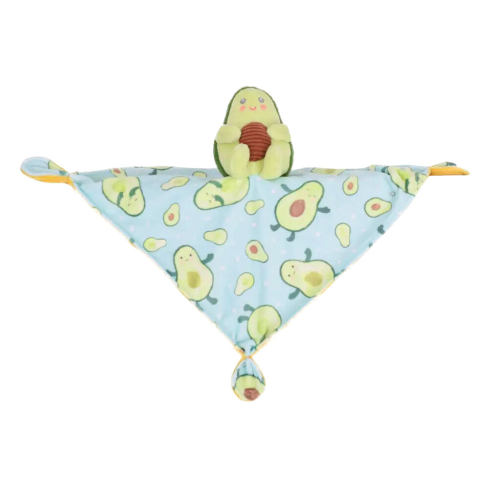 Mary Meyer Sweet Soothies Avocado Soft Plush Character Cuddle Toy/Satin Blanket