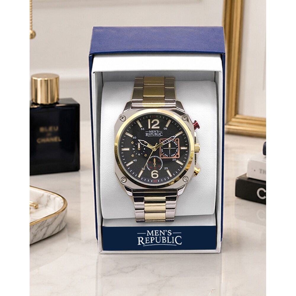Men's Republic Watch Limited Series Alloy Signature Gold Silver Men's Republic — image 3
