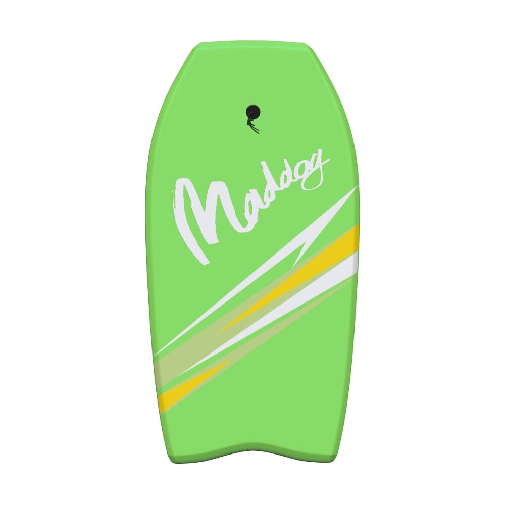 Maddog Breaker Bodyboard 33 Inch Green EPS Foam Core Crescent Tail XPE Pro Deck Maddog