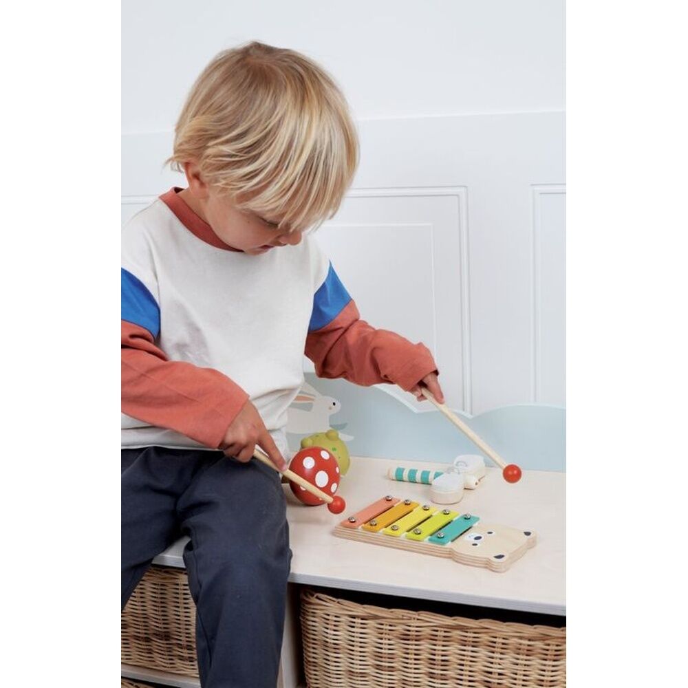 Mentari Woodl& Music Set Wooden Instruments Fun Toy Kids 3y+ Mentari — image 5