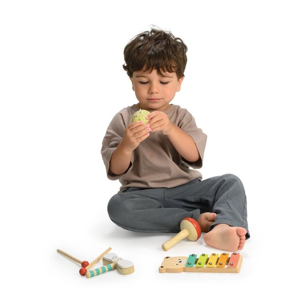 Mentari Woodl& Music Set Wooden Instruments Fun Toy Kids 3y+ Mentari — image 4