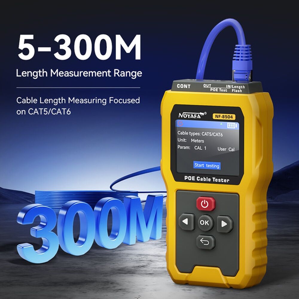 Noyafa Network PoE Cable Tester Length Continuity Port Flash Mapping Device — image 4