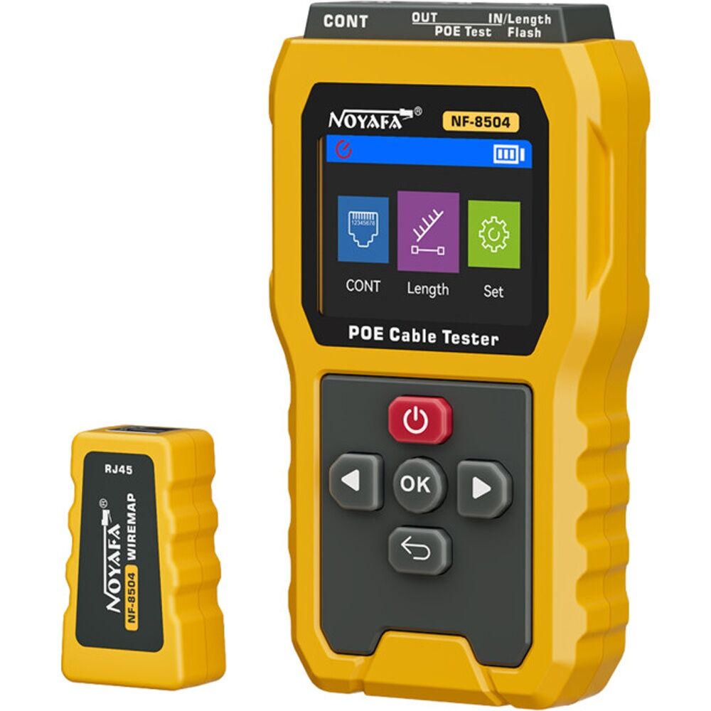 Noyafa Network PoE Cable Tester Length Continuity Port Flash Mapping Device