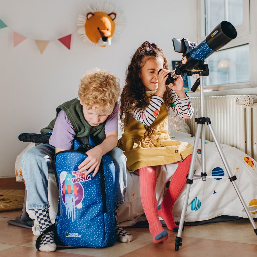 National Geographic 70mm 400mm AR Telescope With Backpack Blue/Black — image 3