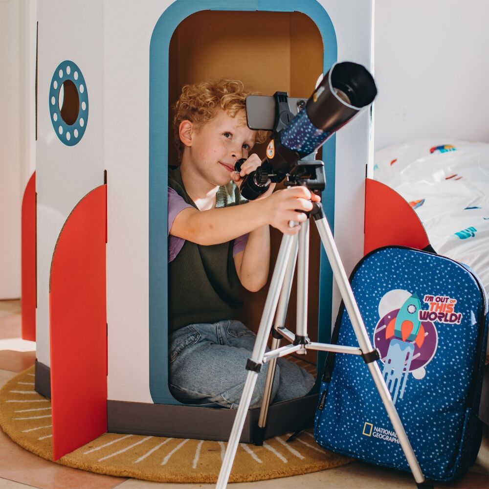 National Geographic 70mm 400mm AR Telescope With Backpack Blue/Black — image 5