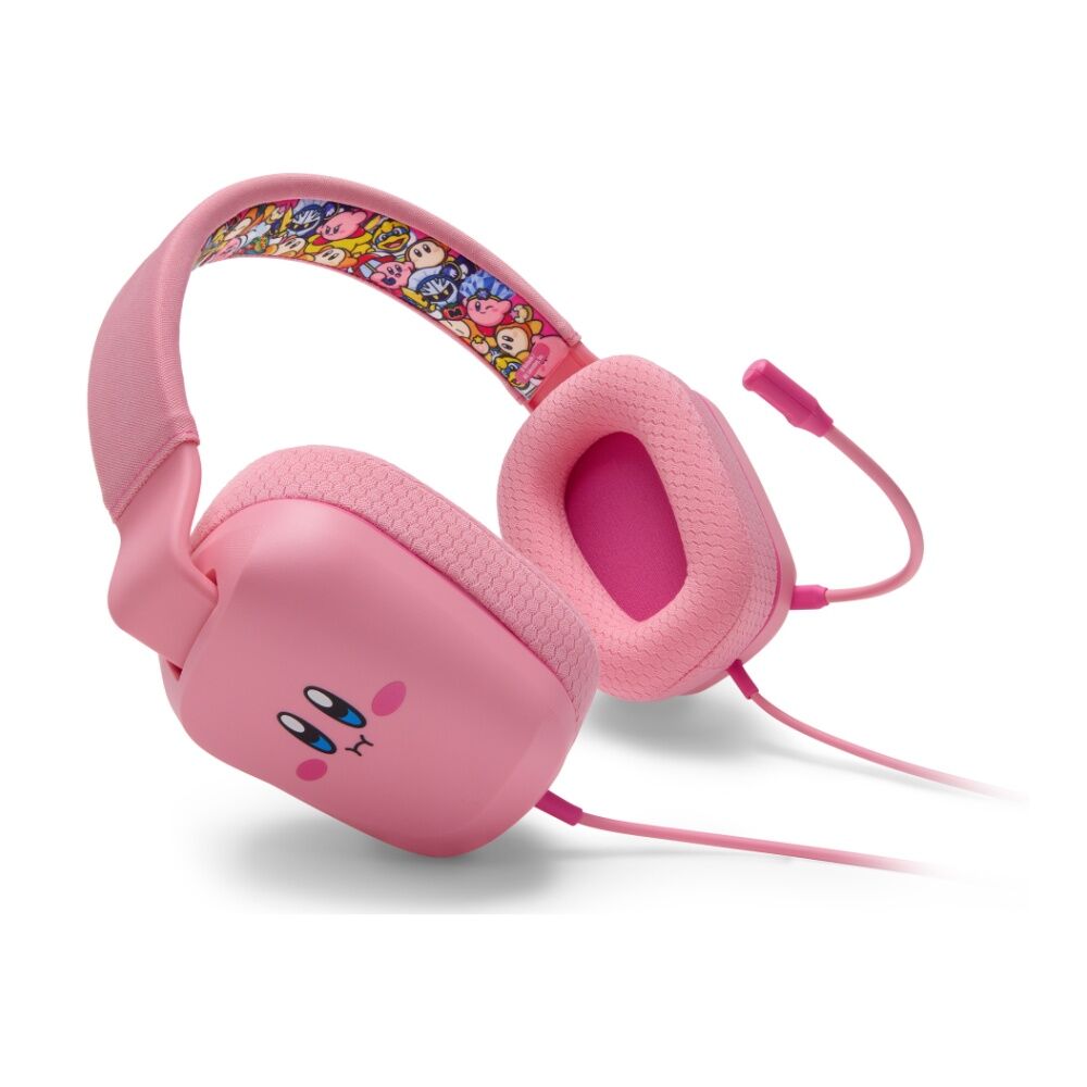 Powera 3.5mm Jack Nintendo Switch Wired Headset Kirby Mouth Adjustable Mic — image 4