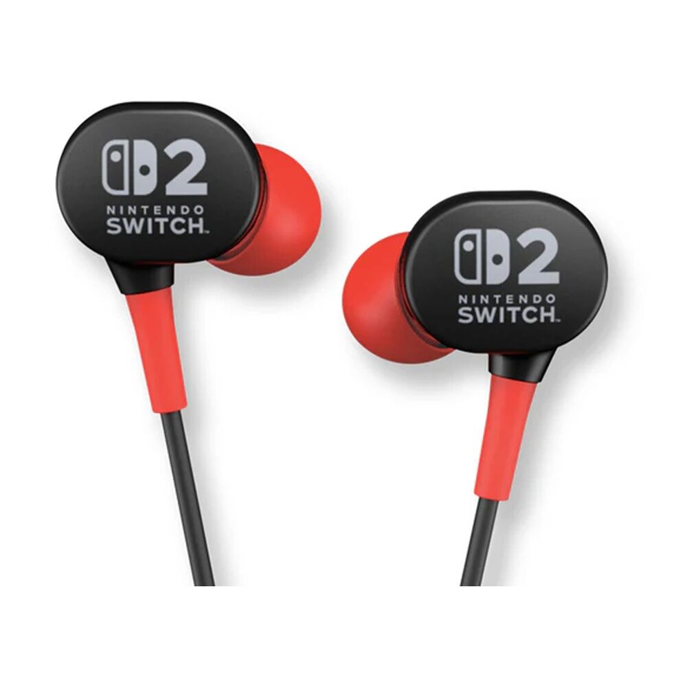 Powera 3.5mm Jack Nintendo Switch 2 Wired Earbuds w/ Mic Drawstring Bag — image 3