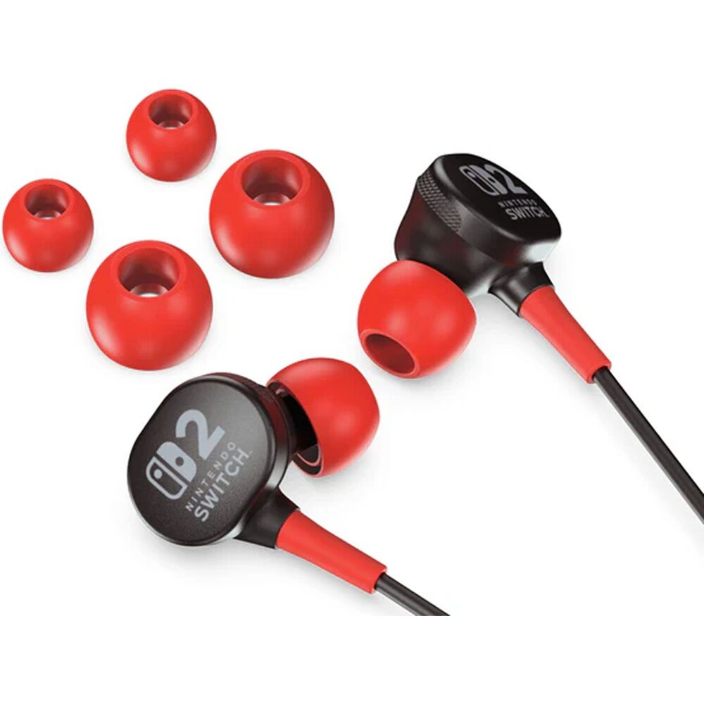 Powera 3.5mm Jack Nintendo Switch 2 Wired Earbuds w/ Mic Drawstring Bag — image 5