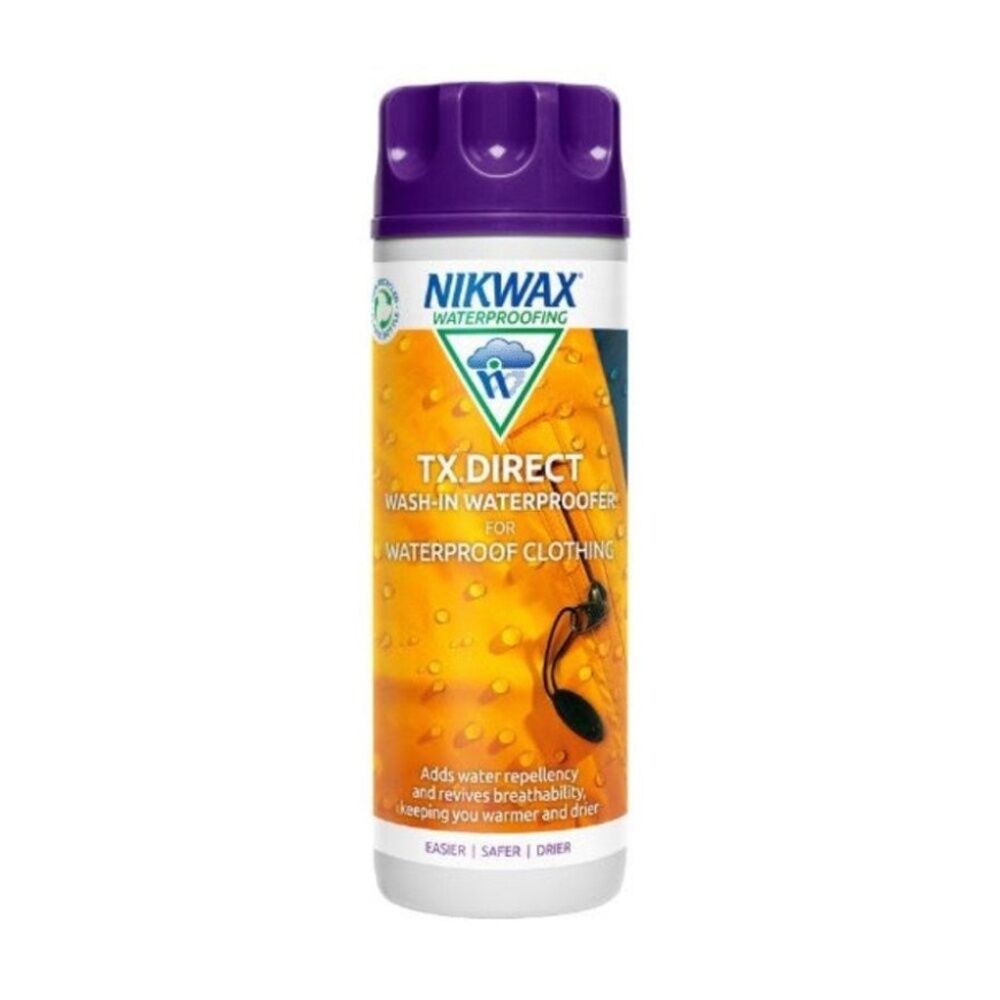 Nikwax TX Direct Wash-In Waterproofing For Outdoor Wet Weather Clothing 300ml Nikwax