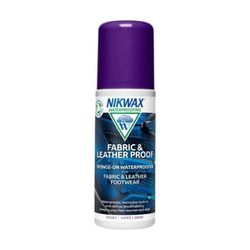 Nikwax Fabric & Leather Proof Sponge On Waterproof For Footwear 125ml (2 Pack)
