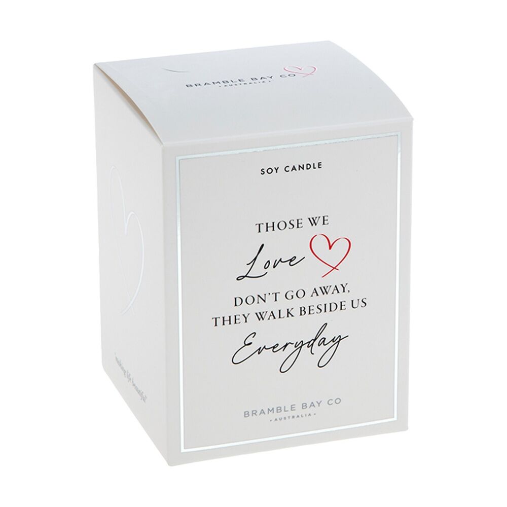 Bramble Bay Walk Beside Sympathy Lily Lime & Cyclamen Glass Soy Candle 300g (2 Pack) — image 2