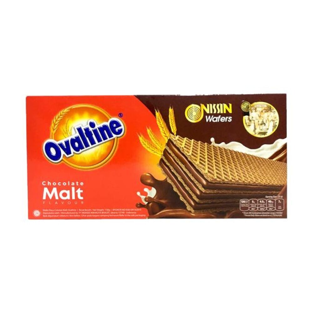 Ovaltine Chocolate Malt Flavour Wafer Confectionery Biscuit 150g (30 Pack) — image 2