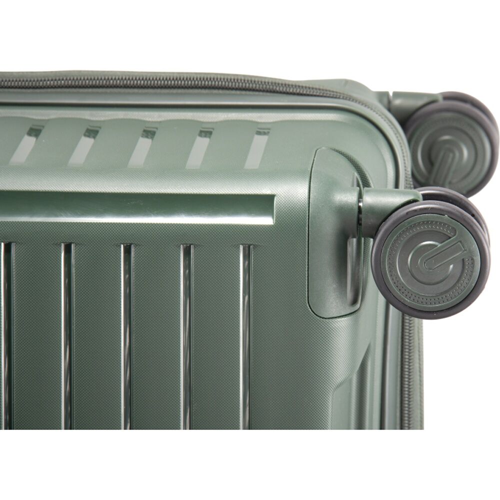 Paklite Contrail Foam Large Luggage TSA Lock Compartments Travel 111L Green — image 8