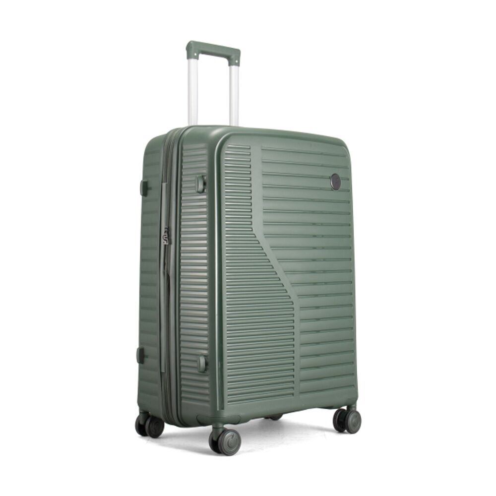 Paklite Contrail Foam Large Luggage TSA Lock Compartments Travel 111L Green — image 2