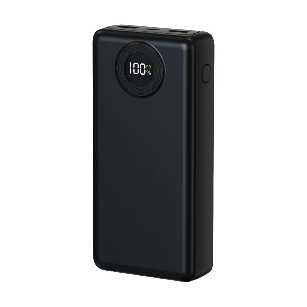Laser Blk 20000mAh Power Bank Charger With LED Battery Level Display