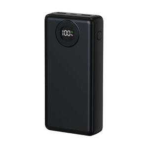 Laser Blk 20000mAh Power Bank Charger With LED Battery Level Display