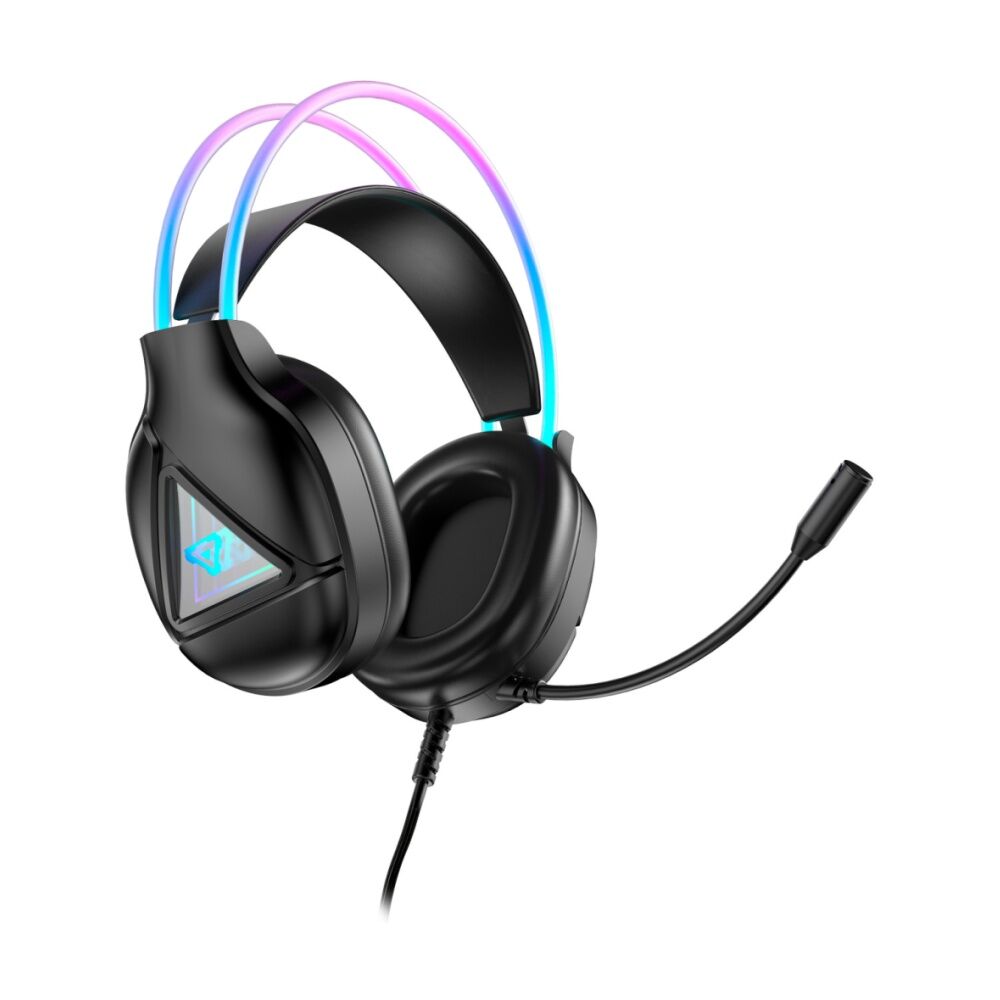 Laser Black RGB Infinity USB-C Compatible Wired Gaming Over-Ear Headphones — image 5