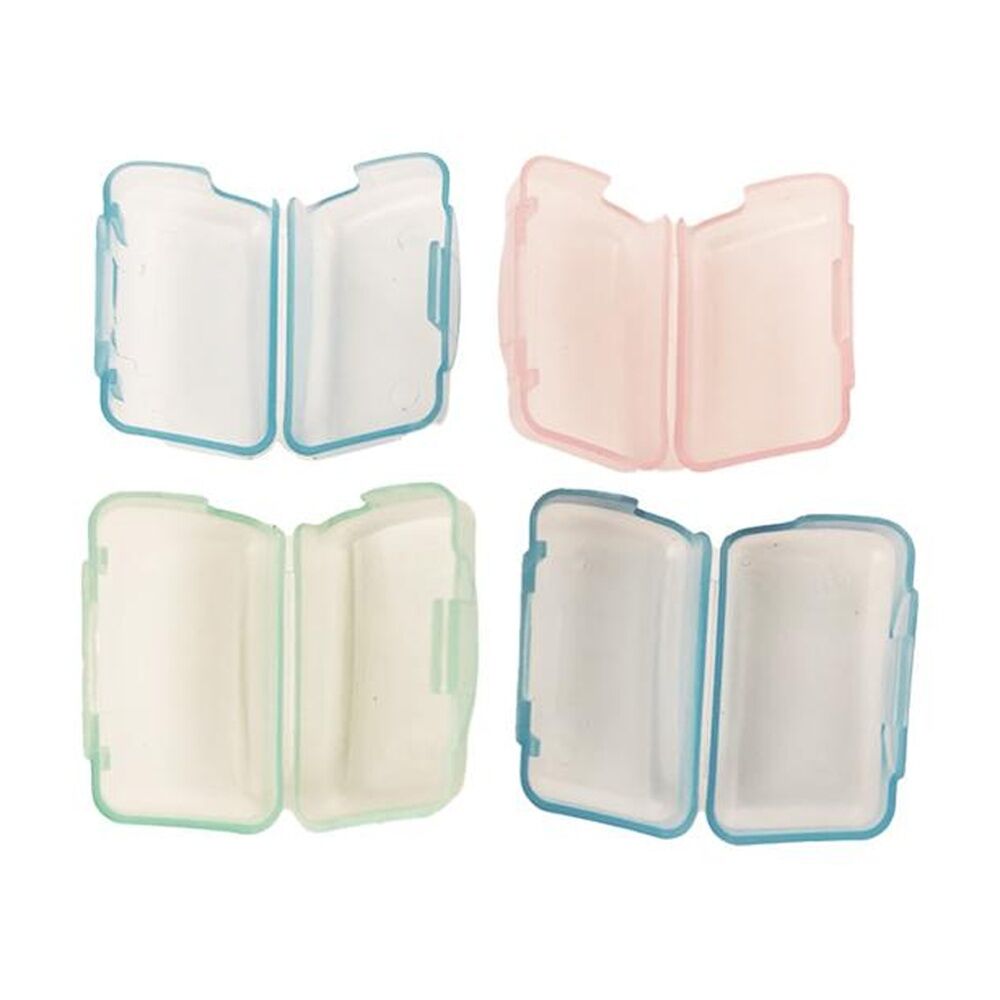 Braz 5pc Braz Plastic Snap-On Universal Fit Toothbrush Covers Set Multi Colour (3 Pack) — image 3