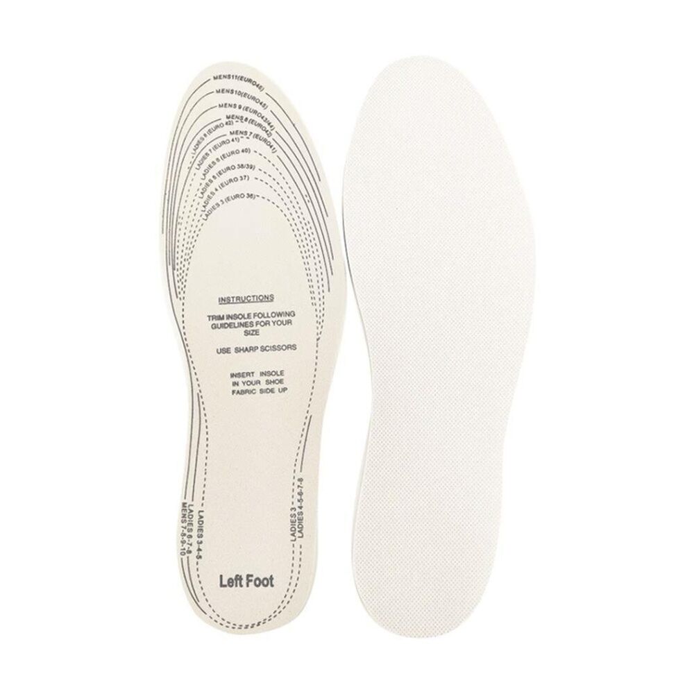 Stepz Anti Odour Insoles Pair Up to Size 11 Men's Shoes (12 Pack) — image 3
