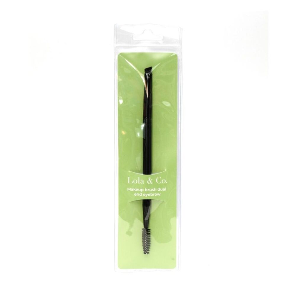 Lola & CO Dual Eyebrow Spoolie Makeup Accessory Brush w/ Slanted Tip Black (6 Pack) — image 2