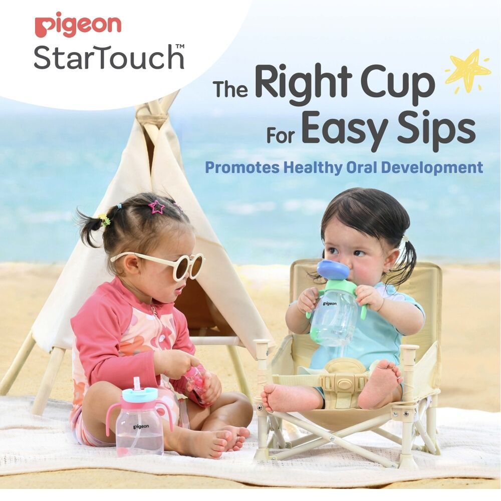 Pigeon StarTouch Straw Cup With Gravity Ball 6M+ 250ml Mint To Be (2 Pack) — image 4