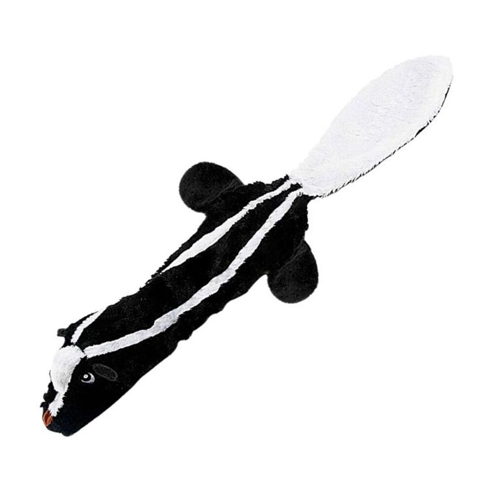 Braz Black/White Soft Cuddly Throwing Plush Pet Dog Toy Skunk Design