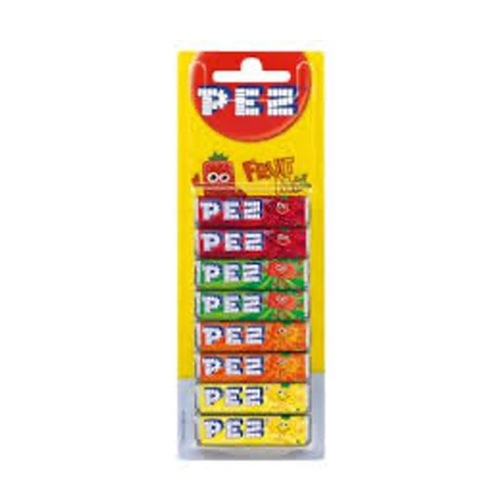 Pez 8pc Pez Candy Dispenser Refills Fruit Blister Flavoured Pack (24 Pack) — image 2