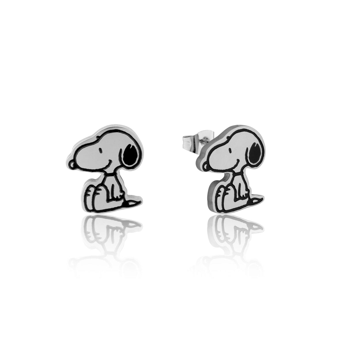 Couture Kingdom Silver Peanuts Accessory Snoopy Stud Earrings & Necklace — image 2