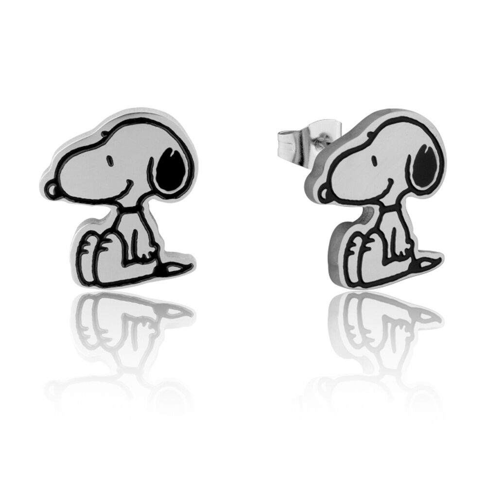 Couture Kingdom Silver Peanuts Snoopy Stud Earrings Accessory Jewellery