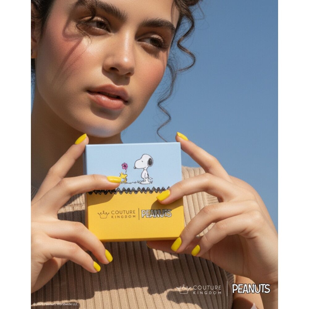 Couture Kingdom Peanuts Woodstock Stud Earrings Hypoallergenic Stainless Steel 15mm Silver Finish With Yellow Enamel Includes Earring Card - — image 2