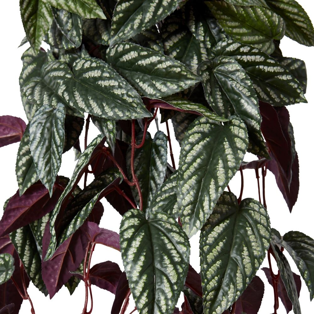 E Style Cissus Hanging Plant Artificial - Variegated - Plastic Fabric Wire - 60 L x 60 W x 97 H Cm - Realistic Large Hanging Foliage - No Assembly — image 2
