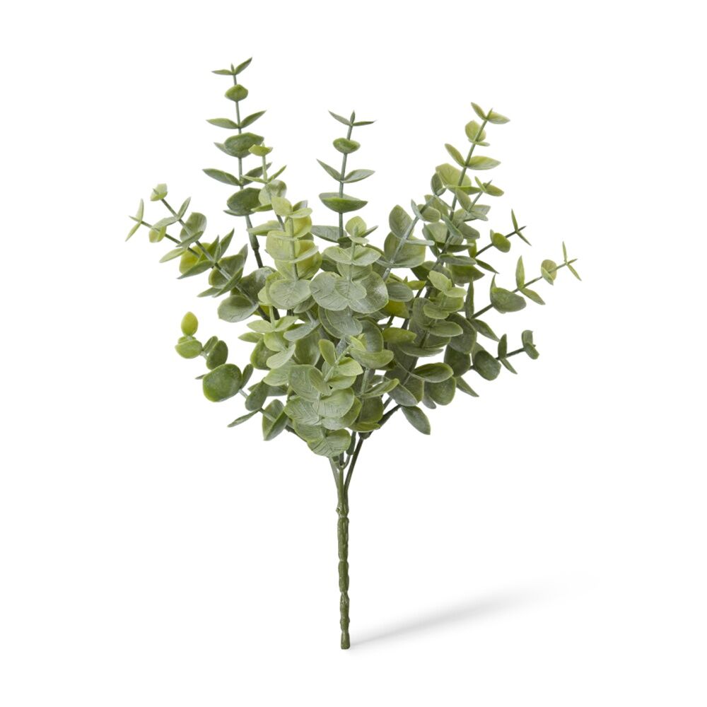 E Style Eucalyptus Bush Artificial Indoor Plant Durable Green 15x15x24cm E Style