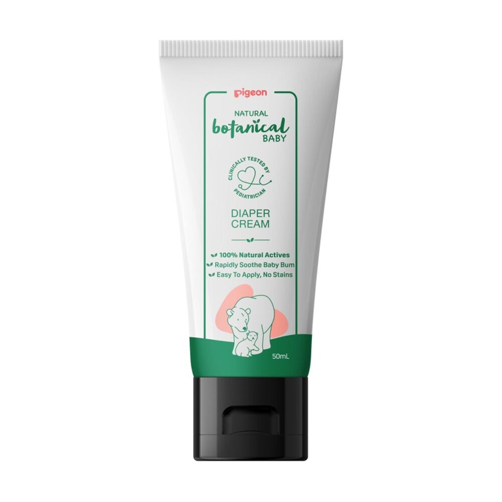 Pigeon Natural Botanical Baby Diaper Nappy Rash Gentle Care Cream 50ml (2 Pack) — image 2