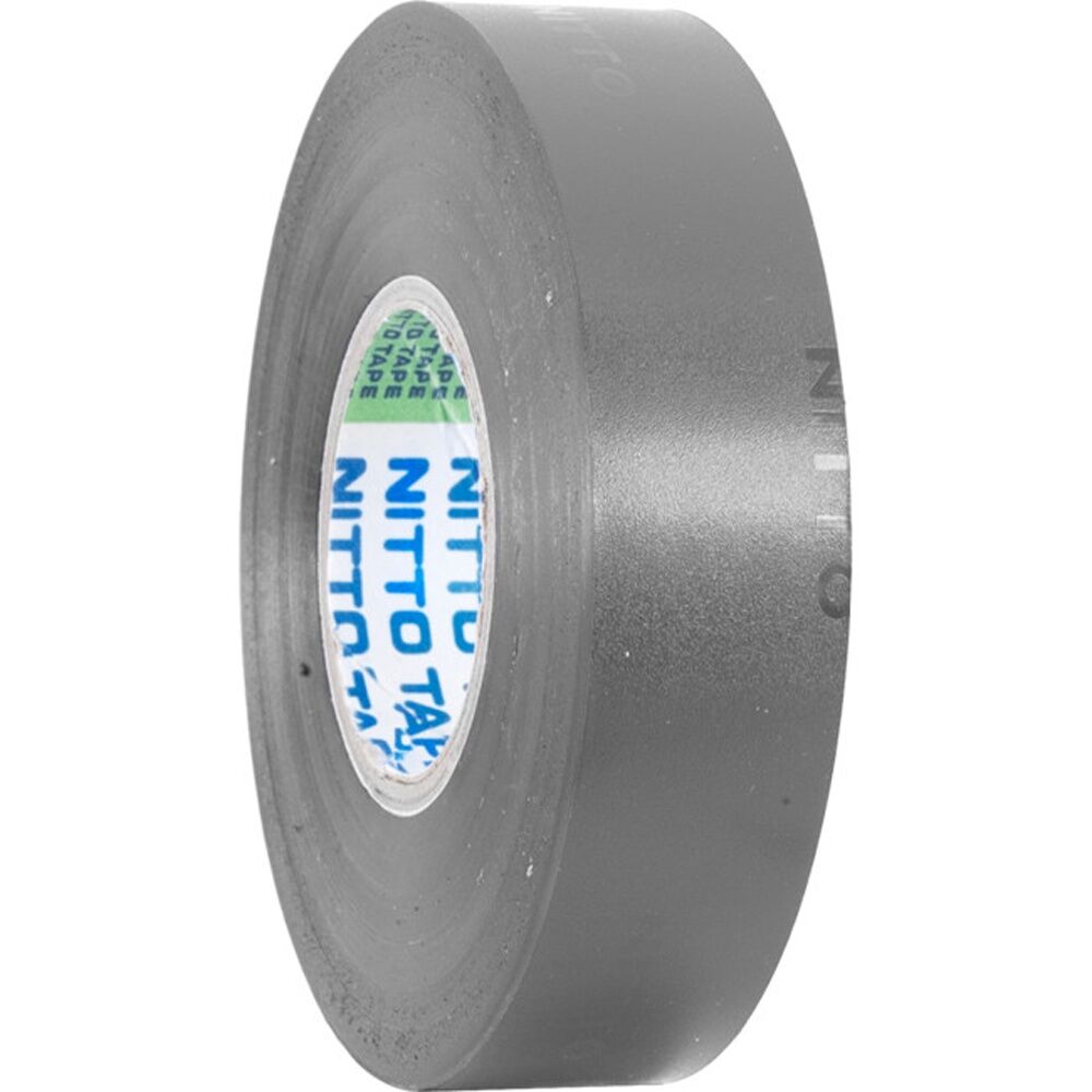 Nitto Grey 20Mt Nitto Tape Pvc Electrical Tape - Excellent Electrical Insulation - Long-Lasting Performance - Uniform Adhesive Coating - No Lead