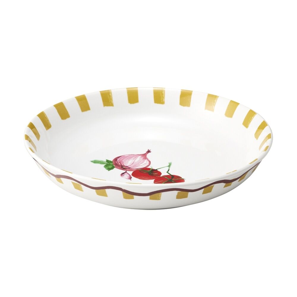 Porto 30cm Multicoloured Italian Inspired Valentina Round Serveware Bowl