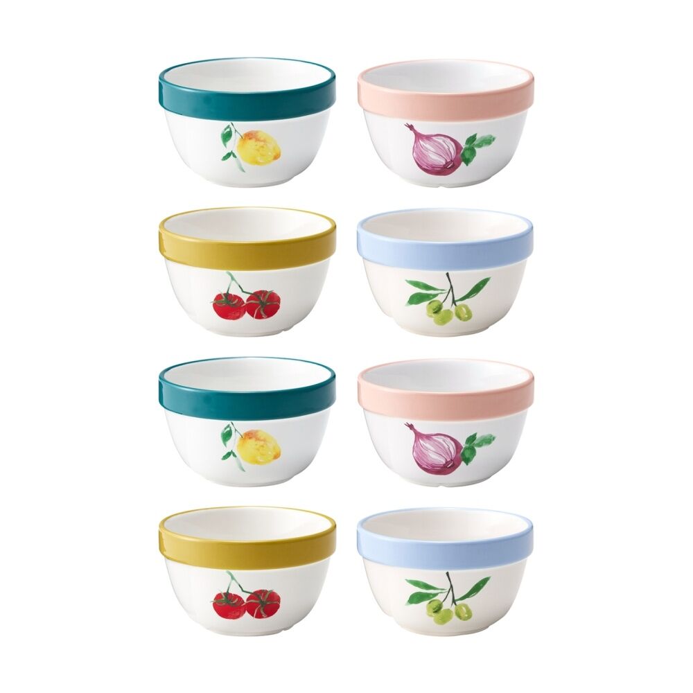 Porto 4pc Porto Italian Inspired Valentina Kitchen Mixing Bowls 12cm (2 Pack)