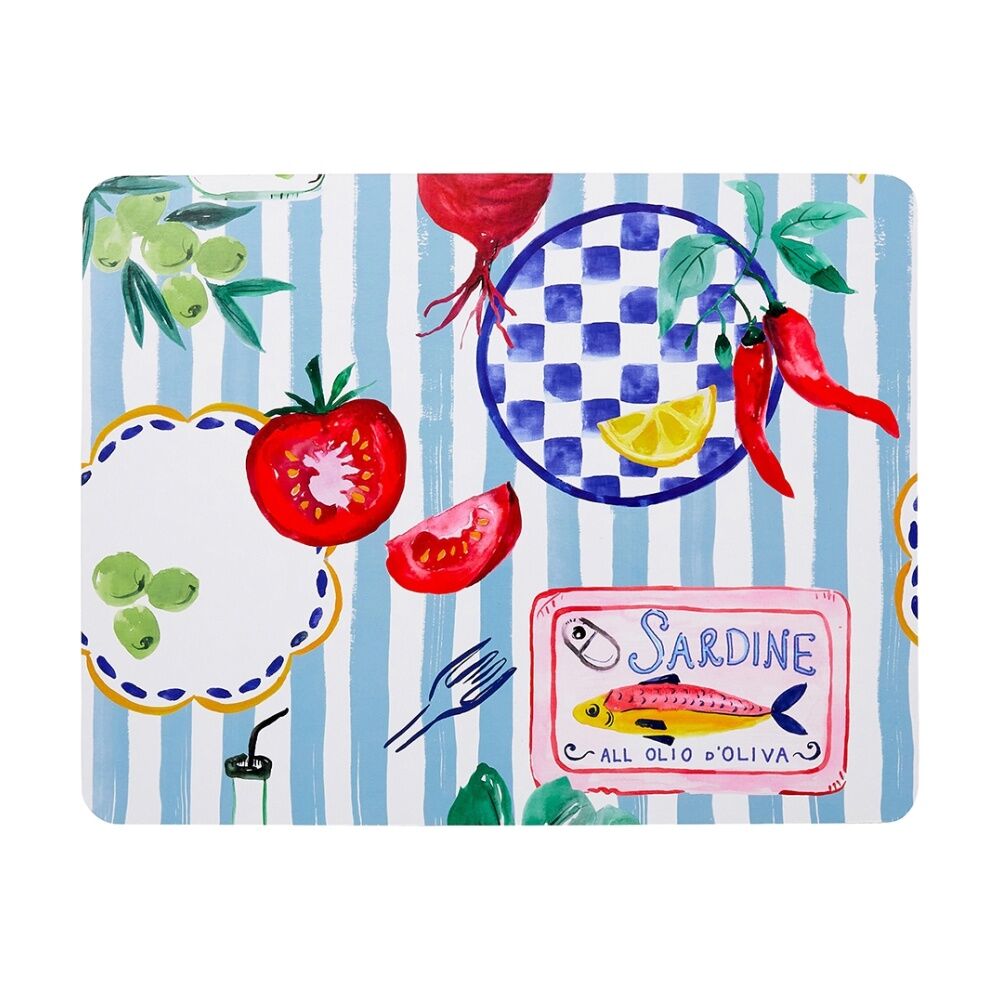 Porto 4pc Porto Cucina Mediterranean Rectangle Dinner Placemats 34x26.5cm (2 Pack) — image 3