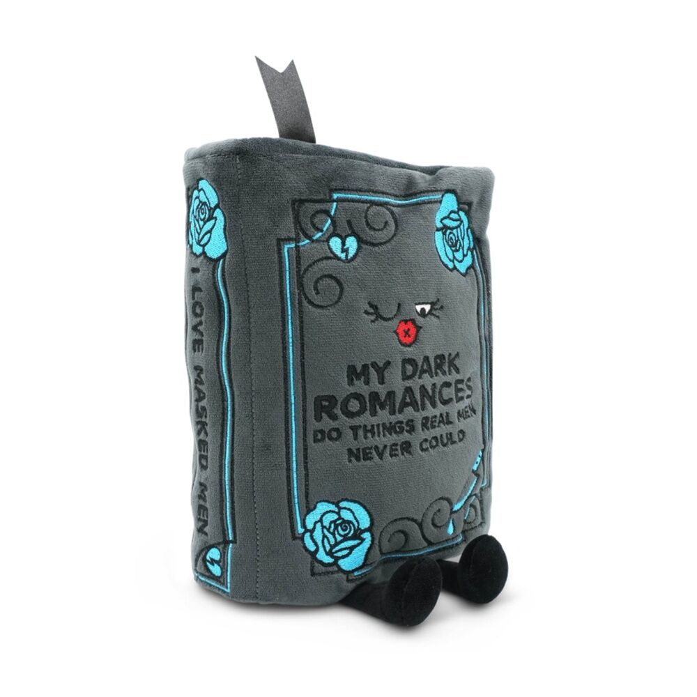 Punchkins Grey/Blue Plush Book Dark Romances Soft Toy Blanket Cushion — image 2