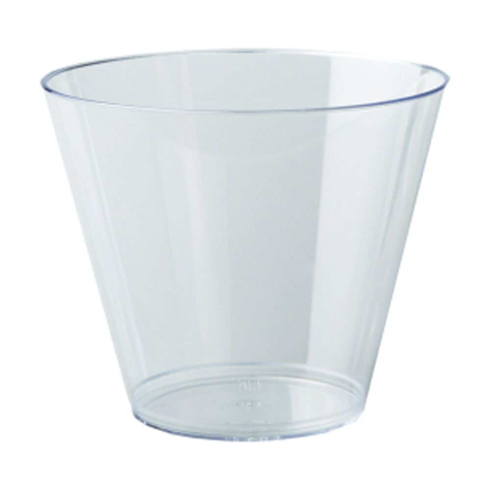 Partyware Reusable Whiskey Cup Set 270ml Clear (10 Pieces)