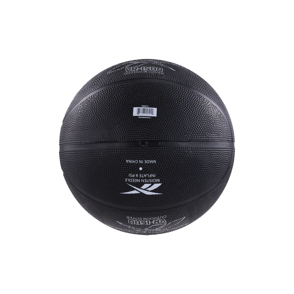 Reebok Basketball Outdoor Durable Rubber Grip Sports Ball Size 6 Black (2 Pack) — image 4