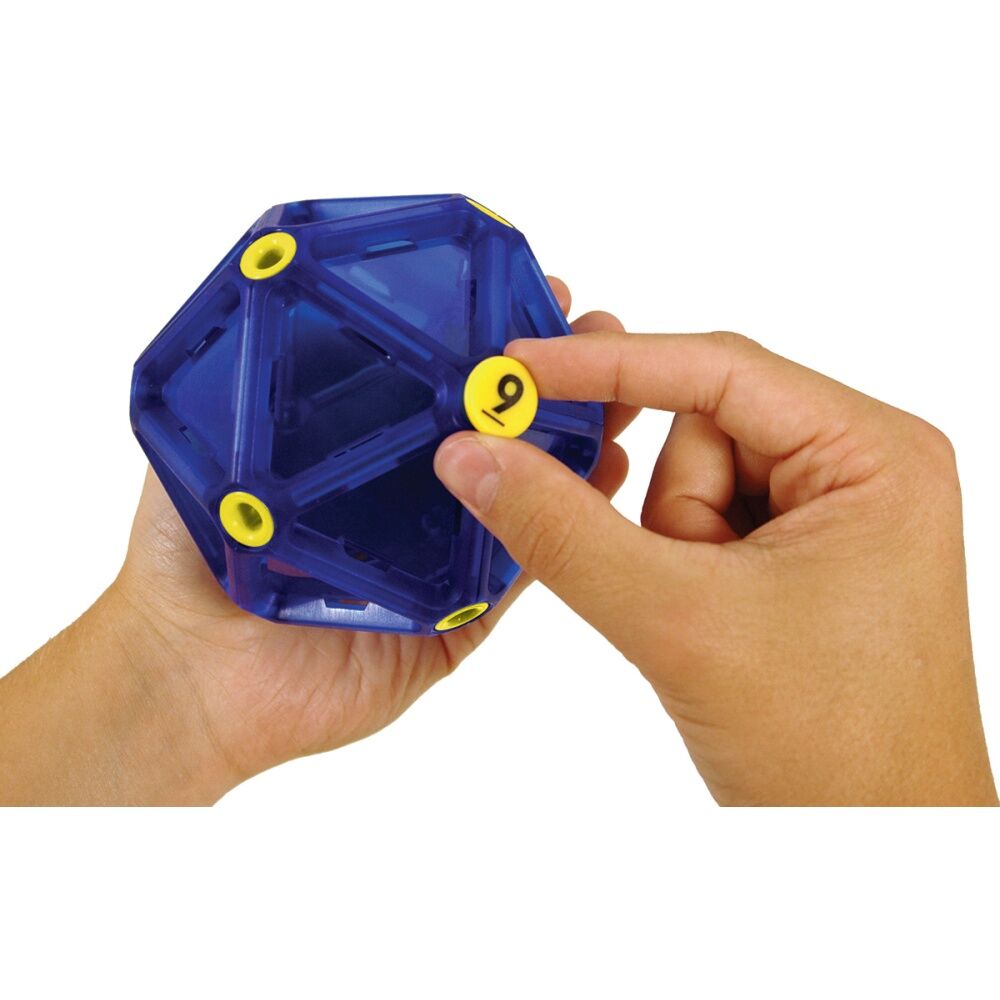Recent Toys Icosoku - Matching Dots To Numbers Puzzle - Swap Tiles To Build Challenges - White Blue Yellow Color Scheme - Ages 9 To 99 — image 7
