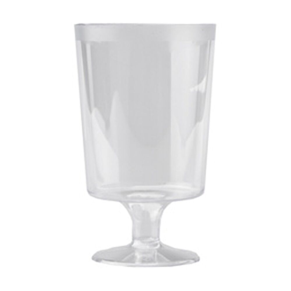 Partyware Reusable Drinking Goblet Cup Set 180ml Clear (10 Pieces)