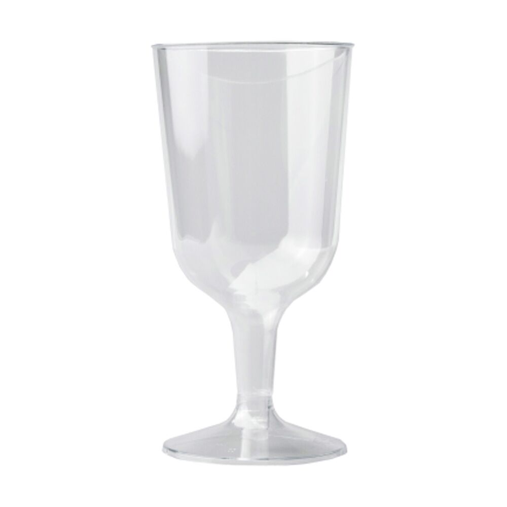 Partyware Reusable Wine Glasses Set Tableware 200ml Clear (15 Pieces)