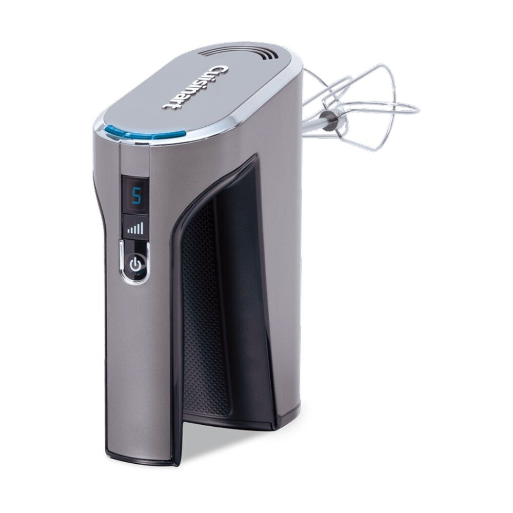 Cuisinart Cordless Electric Kitchen Hand Mixer w/ USB Charger Gunmetal Grey