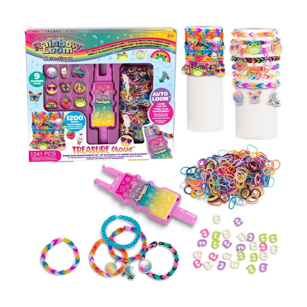 Rainbow Loom 1241pc Treasure Trove Cute-tique Bracelet Kit Craft Set Kids — image 3