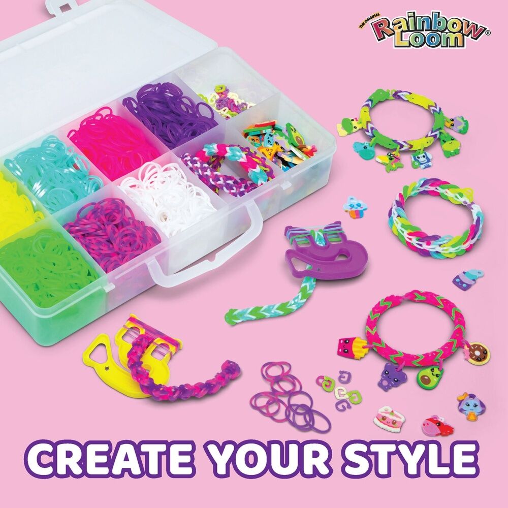 Rainbow Loom 2326pc Loomi-Pals Mini Combo Case Bracelet Kit Craft Set Kids — image 4